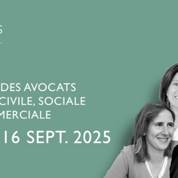16.09.2025 / Le rôle des avocats en CRA civile, sociale et commerciale